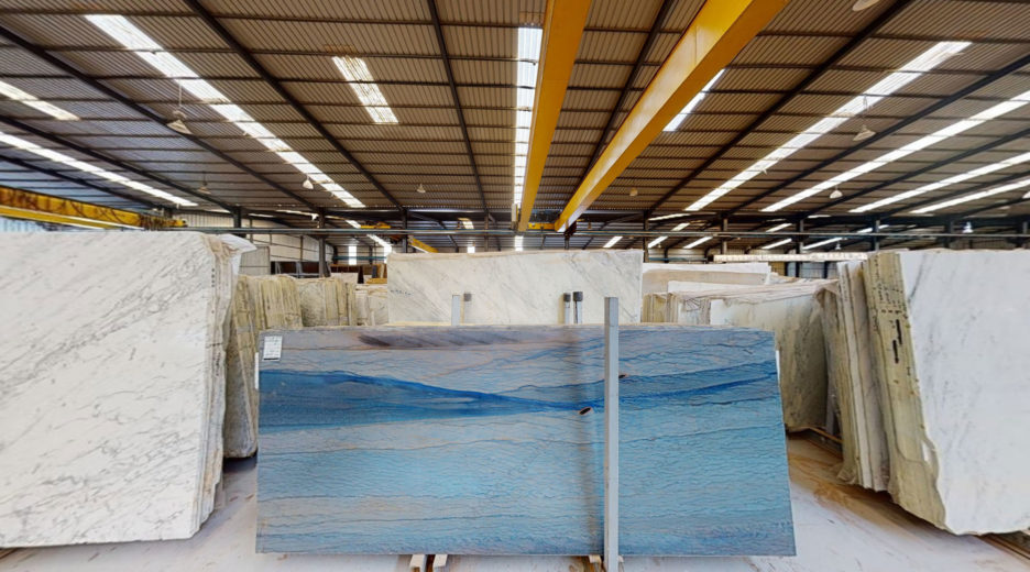 Azul Macopa marble slabs